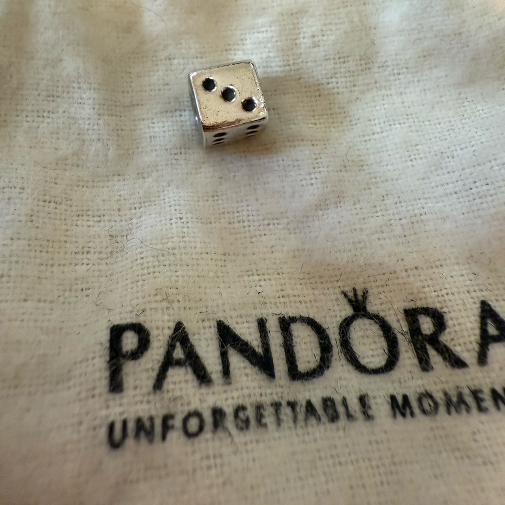 Pandora Dice Charm for bracelets